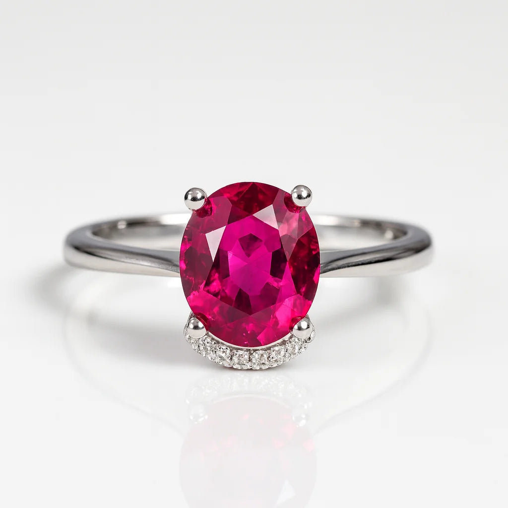 Midnight Vow Sonata — 925 Silver Ruby Rings for Hearts That Choose Fire
