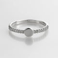 Celestial Halo — 925 Silver Solitaire Rings for Timeless Elegance
