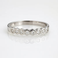 Symphony of Stars — 925 Silver Diamond Rings for Celestial Elegance