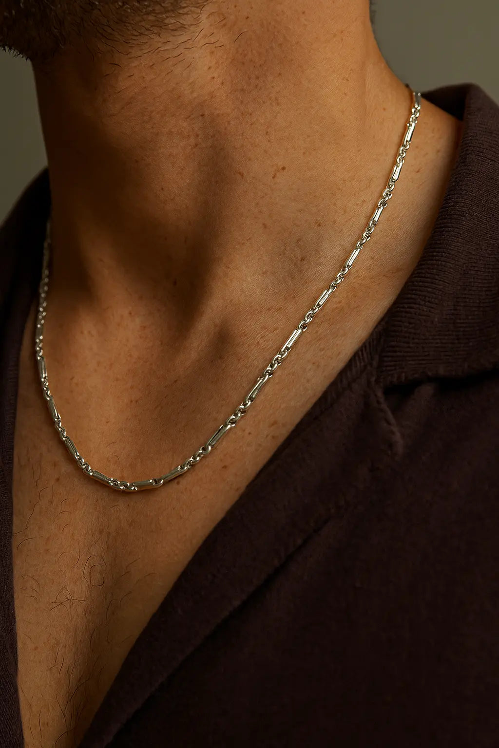 Men’s Designer Silver High Quality Chain Statement Jewelry
