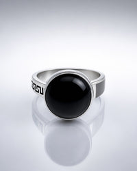 The Royal Shadow Rings — 925 Silver Men’s Vintage Onyx Band for Power, Legacy & Timeless Class