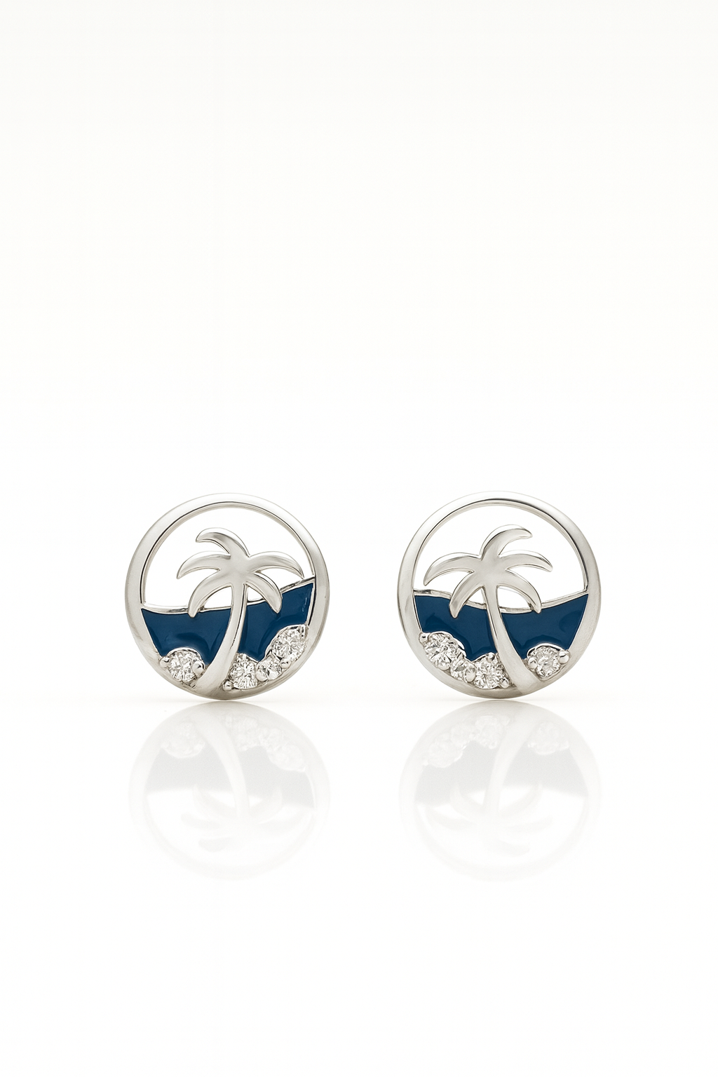 Enchanted Waves: Luxurious Oxidised Silver Oceanic Earrings