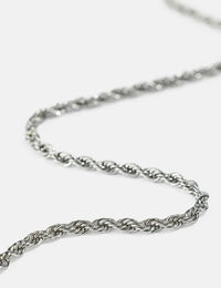 Silver Rope Chain Premium Quality Silver – Stylish Daily Wear Jewelry
