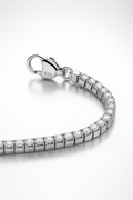 High-Quality 925 Sterling Silver Tennis Bracelet for Men – Sparkling Statement Piece