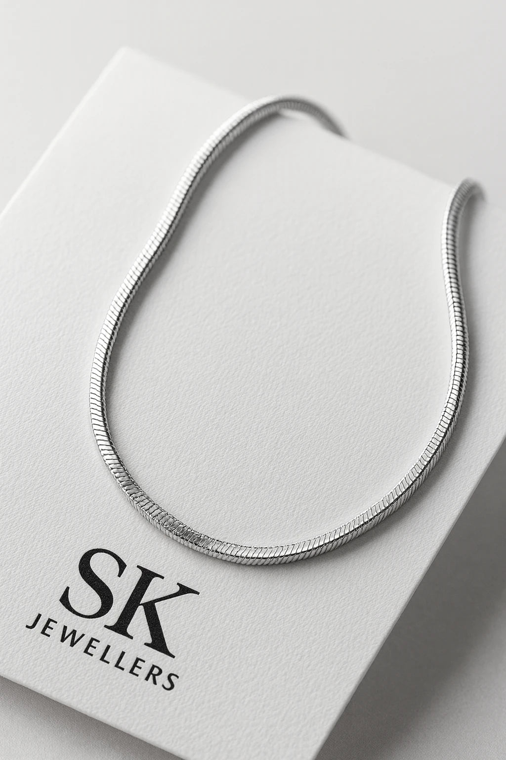 Premium Silver Sleek Snake Chain for Men – Minimalist Daily Wear