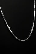 Eternal Edge Silver Chain – Precision-Cut Box Links for Modern Masculine Refinement