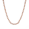 925 Sterling Silver Capped Rudraksha Mala | 5 Mukhi Rudraksh Mala with Silver Caps | Certified Spiritual Japa Mala for Meditation & Prayer