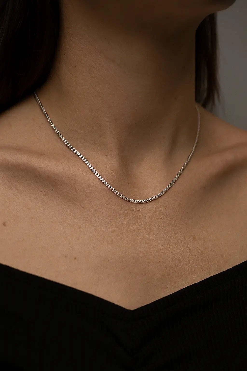 Premium 925 Sterling Silver Herringbone Chain – Minimal, Elegant & Timeless