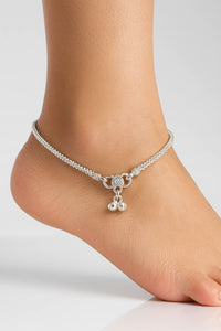 Tides Charm Pair of Silver Anklet – Minimal Bells, Infinite Grace